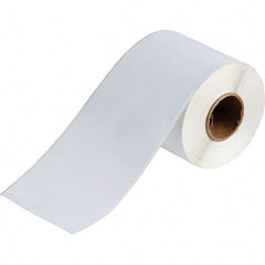 Brady - 4" Wide, White Polyester Inkjet Label - For BradyJet J2000 - Americas Industrial Supply
