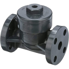 Asahi/America - 1" PVC Check Valve - Spring Check, Flanged, 150 WOG - Americas Industrial Supply