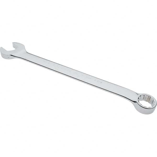 Blackhawk by Proto - 1-1/4" 12 Point Offset Combination Wrench - 15° Offset Angle, 16.9" OAL, Steel, Chrome Finish - Americas Industrial Supply