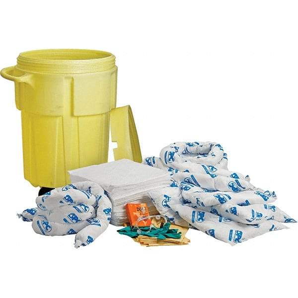 Brady SPC Sorbents - 38 Gal Capacity Oil Only Spill Kit - 55 Gal Polyethylene Drum - Americas Industrial Supply