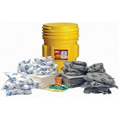 Brady SPC Sorbents - 65 Gal Capacity Oil Only & Universal Spill Kit - 65 Gal Polyethylene Drum - Americas Industrial Supply