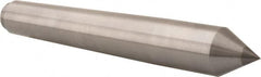 Riten - 1.289" Head Diam, Carbide-Tipped Steel Standard Point Solid Dead Center - B&S 10 Brown & Sharpe Taper, 1.289" Point Diam, 2-1/4" Point Length, 8-9/16" OAL - Americas Industrial Supply