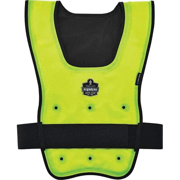 Ergodyne - Size L/XL, Lime Cooling Vest - 40 to 52" Chest, Hook & Loop, Nylon - Americas Industrial Supply