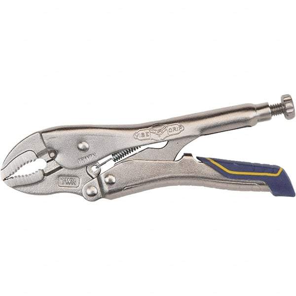 Irwin - Locking Pliers Plier Type: Locking Pliers Jaw Style: Curve w/Wire Cutter - Americas Industrial Supply