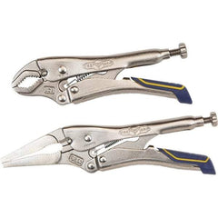 Irwin - Locking Pliers Plier Type: Locking Pliers Jaw Style: Long Nose; Curved - Americas Industrial Supply