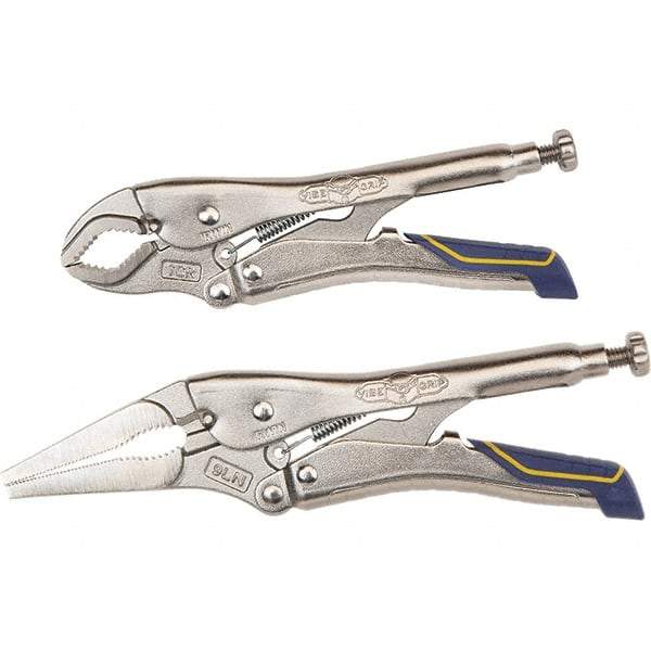 Irwin - Locking Pliers Plier Type: Locking Pliers Jaw Style: Curve w/Wire Cutter - Americas Industrial Supply