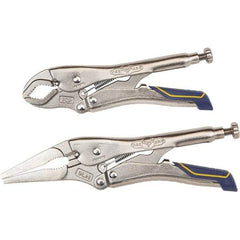 Irwin - Locking Pliers Plier Type: Locking Pliers Jaw Style: Curve w/Wire Cutter - Americas Industrial Supply