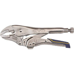 Irwin - Locking Pliers Plier Type: Locking Pliers Jaw Style: Curve w/Wire Cutter - Americas Industrial Supply