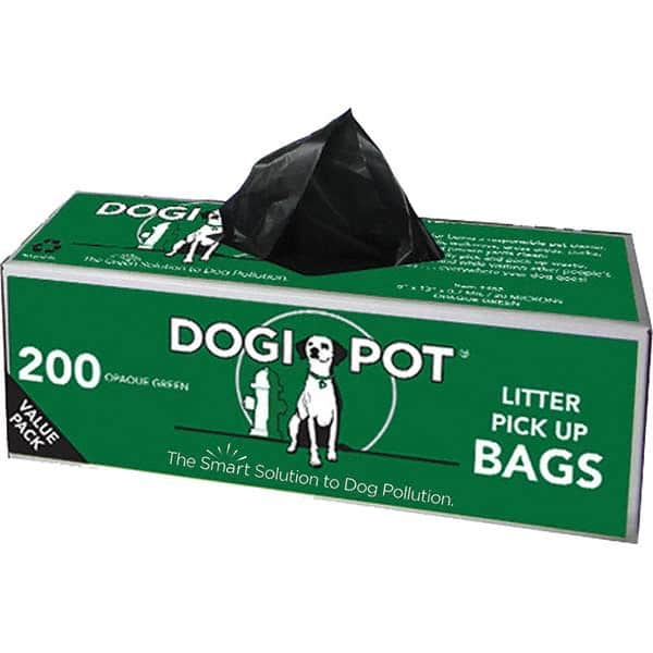 DOGIPOT - 30 200-Pack Boxes HDPE Plastic Litter Pick Up Bags - Americas Industrial Supply