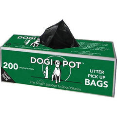 DOGIPOT - 30 200-Pack Boxes HDPE Plastic Litter Pick Up Bags - Americas Industrial Supply