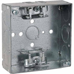 Hubbell-Raco - 4 x 4 x 1.563" Steel Square Device Box - Americas Industrial Supply