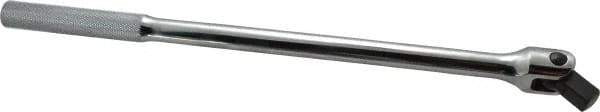 Proto - 1/2" Drive Flex Socket Handle - 15-3/4" OAL, Chrome Finish - Americas Industrial Supply