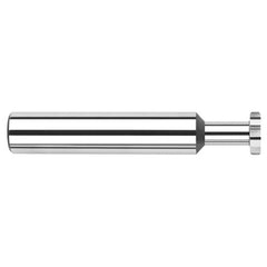 0.5000″ (1/2″) Cutter Diameter × 0.0300″ Radius × 0.2500″ (1/4″) Width × 0.7500″ (3/4″) Neck Length Carbide Corner Radius Standard Keyseat Cutter, 8 Flutes
