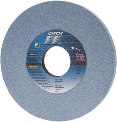 Norton - 12" Diam x 3" Hole x 3/4" Thick, I Hardness, 46 Grit Surface Grinding Wheel - Ceramic, Type 1, Coarse Grade, 2,070 Max RPM, Vitrified Bond, No Recess - Americas Industrial Supply