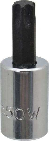 Proto - 3/8" Drive, T50 Torx Bit Socket - 1-31/32" OAL - Americas Industrial Supply