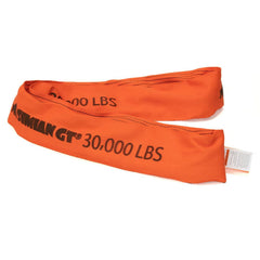 Slings & Tiedowns (Load-Rated); Sling Type: Round; Length (Feet): 14; Vertical Capacity (Lb.): 30000; Choker Capacity (Lb.): 24000; Basket Capacity (Lb.): 60000; Eye Type: No Eye; Sling Material: Polyester; Sling Width: 4.7 in; Sling Diameter: 2.3 in; Max