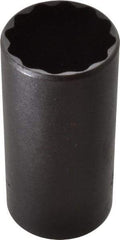 Proto - 1-1/4", 1/2" Drive, Deep Hand Socket - 12 Points, 3-1/4" OAL, Alloy Steel, Black Finish - Americas Industrial Supply