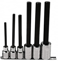 Proto - 6 Piece 1/2" Drive Inch Hex Bit Socket Set - 1/4 to 5/8" Hex - Americas Industrial Supply