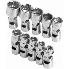 SK - 1/4" Drive Standard Socket Set - 5 to 14mm, Metric Measurement Standard - Americas Industrial Supply