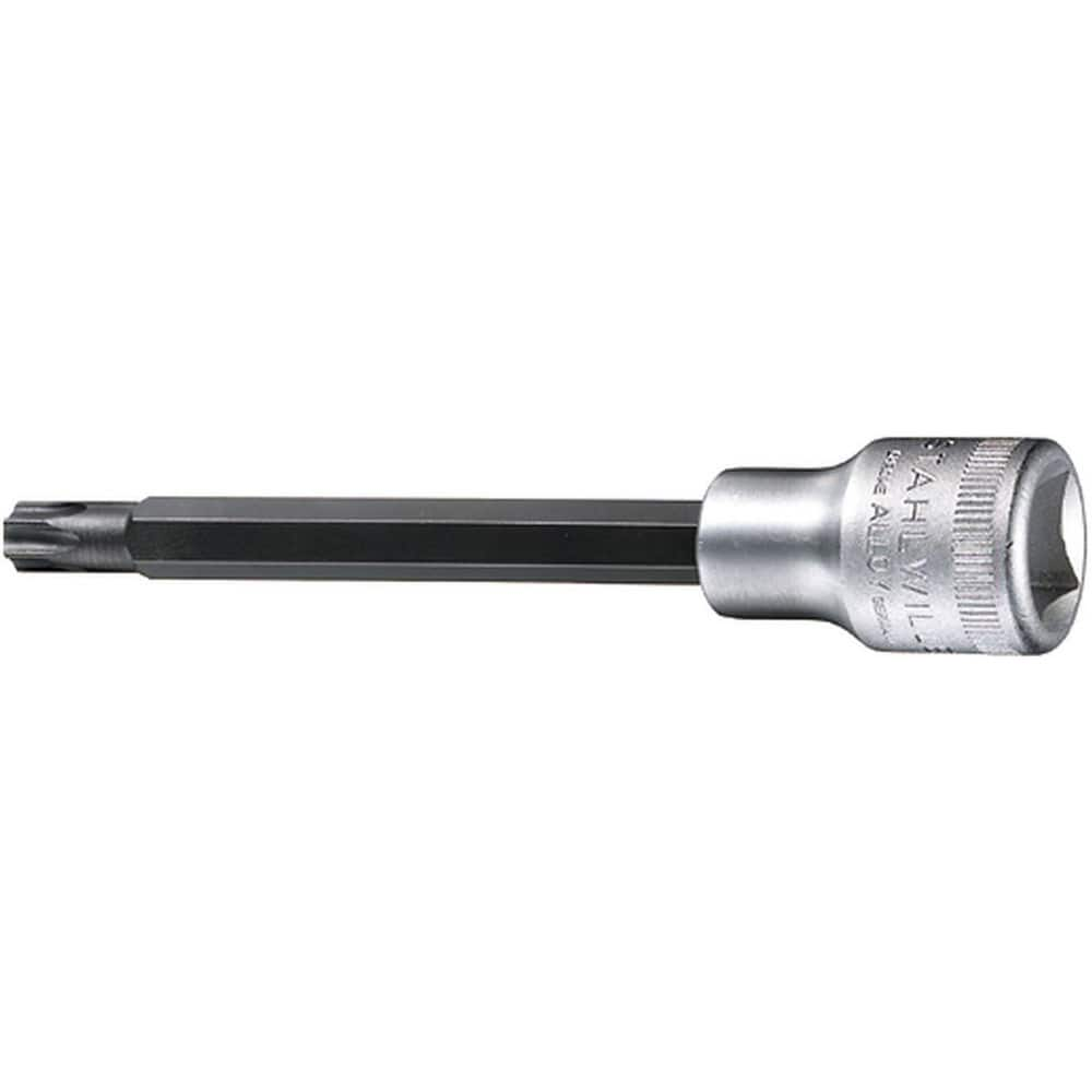 Hand Hex & Torx Bit Sockets; Socket Type: Torx Bit Socket; Drive Size (Fractional Inch): 1/2; Hex Size (mm): 0.000; Torx Size: T60; Bit Length (mm): 100.00; Insulated: No; Tether Style: Not Tether Capable; Material: Chrome Alloy Steel; Finish: Chrome-Plat