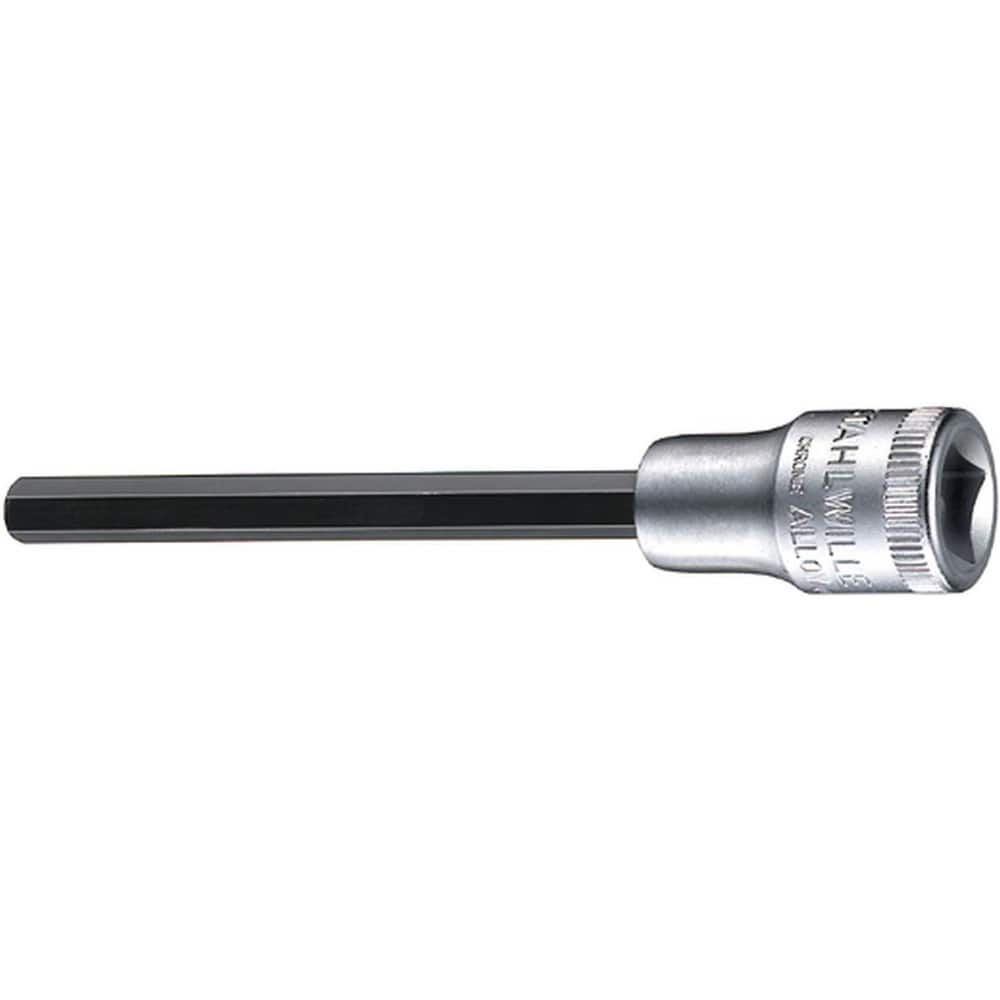 Hand Hex & Torx Bit Sockets; Socket Type: Metric Long Hex Bit Socket; Hex Size (mm): 10.000; Bit Length: 88 mm; Insulated: No; Tether Style: Not Tether Capable; Material: Chrome Alloy Steel; Finish: Chrome-Plated; Overall Length (Decimal Inch): 4.7300; No