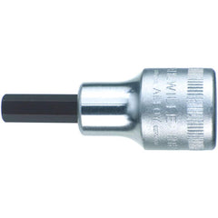 Hand Hex & Torx Bit Sockets; Socket Type: Hex Bit Socket; Hex Size (Inch): 1/4 in; Bit Length: 22 mm; Insulated: No; Tether Style: Not Tether Capable; Material: Chrome Alloy Steel; Finish: Chrome-Plated; Overall Length (Decimal Inch): 2.3700; Non-sparking