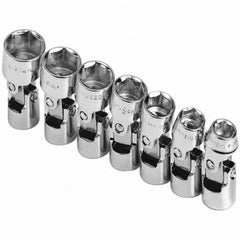 SK - 3/8" Drive Standard Socket Set - 3/8 to 3/4", Inch Measurement Standard - Americas Industrial Supply