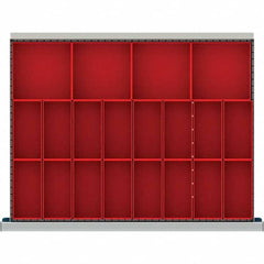 LISTA - 20-Compartment Drawer Divider Layout for 3.15" High Drawers - Americas Industrial Supply