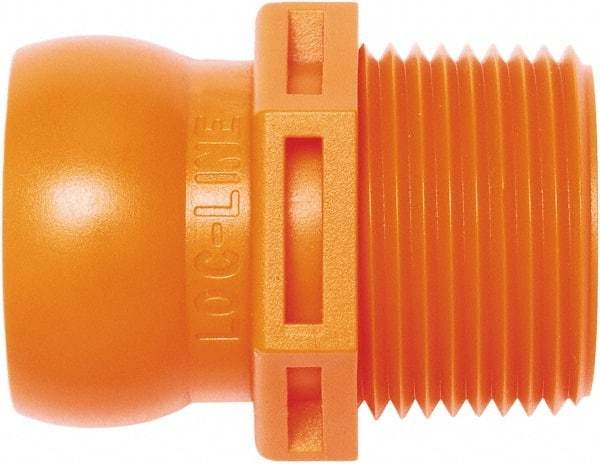 Loc-Line - 3/4" Hose ID, Male to Female Coolant Hose Connector - 3/4" NPT, For Loc-Line Modular Hose Systems - Americas Industrial Supply