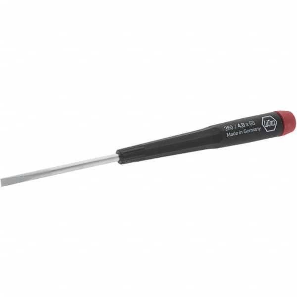 Wiha - Precision Slotted Screwdriver - Ergonomic Handle - Americas Industrial Supply