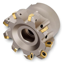 Indexable High-Feed Face Mills; Minimum Cutting Diameter: 1.5210 in; Maximum Cutting Diameter: 2.0000 in; Maximum Depth Of Cut: 0.0600 in; Arbor Hole Diameter (mm): 0.75; Compatible Insert Size Code: 0904; Maximum Ramping Angle: 1.5  ™; Series: 5G6F; Cutt