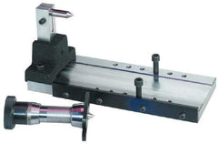 Harig - Base Plate and Tailstock Assembly - Compatible with Uni Dex 070-100 Grinding Fixture - Americas Industrial Supply