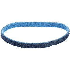 Dynabrade - 1/2" Wide x 24" OAL, Silicon Carbide Abrasive Belt - Silicon Carbide, Very Fine, Nonwoven, Cloth Backing, Wet/Dry - Americas Industrial Supply
