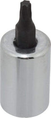 Proto - 3/8" Drive, T20 Torx Bit Socket - 1-23/32" OAL, 5/8" Bit Length - Americas Industrial Supply