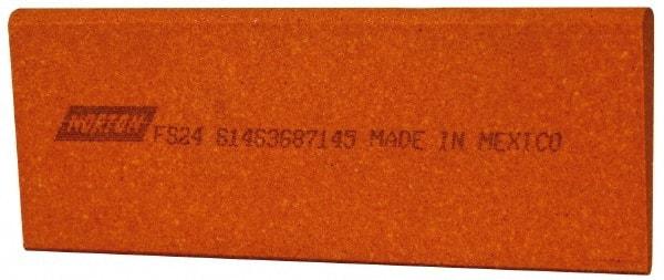 Norton - 4-1/2" Long x 1-3/4" Diam x 1/4" Thick, Aluminum Oxide Sharpening Stone - Round Edge Slip, Fine Grade - Americas Industrial Supply