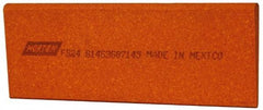 Norton - 4-1/2" Long x 1-3/4" Diam x 1/4" Thick, Aluminum Oxide Sharpening Stone - Round Edge Slip, Fine Grade - Americas Industrial Supply
