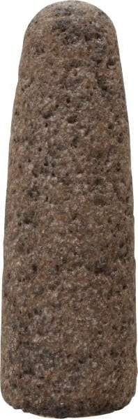 Norton - Type 16, 1" Max Diam, 3" Head Thickness, 24 Grit Cone - Aluminum Oxide, Very Coarse Grade, 3/8-24 Shank Thread - Americas Industrial Supply