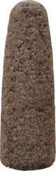 Norton - Type 16, 1" Max Diam, 3" Head Thickness, 24 Grit Cone - Aluminum Oxide, Very Coarse Grade, 3/8-24 Shank Thread - Americas Industrial Supply