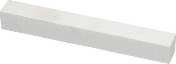 Norton - 220 Grit Aluminum Oxide Square Dressing Stick - 4 x 1/2 x 1/2, Very Fine Grade, Vitrified Bond - Americas Industrial Supply