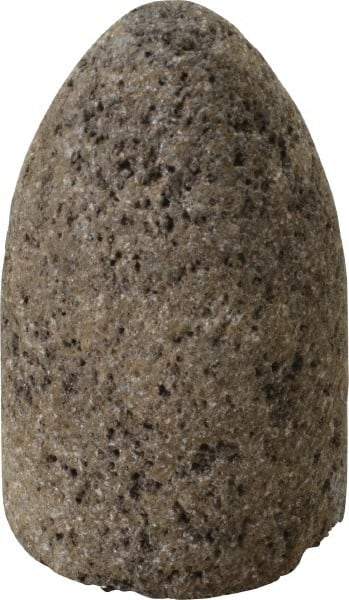 Norton - Type 16, 1-1/2" Max Diam, 2-1/2" Head Thickness, 24 Grit Cone - Aluminum Oxide, Very Coarse Grade, 3/8-24 Shank Thread - Americas Industrial Supply