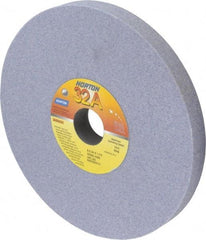 Norton - 8" Diam x 1-1/4" Hole x 3/4" Thick, J Hardness, 60 Grit Surface Grinding Wheel - Aluminum Oxide, Type 1, Medium Grade, 3,600 Max RPM, Vitrified Bond, No Recess - Americas Industrial Supply