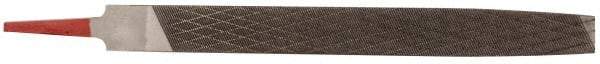 Simonds File - 12" Long, Bastard Cut, Flat American-Pattern File - Single Cut, Tang - Americas Industrial Supply