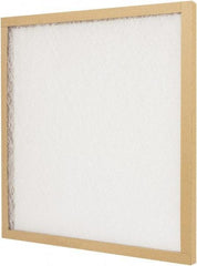 PrecisionAire - 20" Noml Height x 25" Noml Width x 1" Noml Depth, <20% Capture Efficiency, Panel Air Filter - MERV 4, Fiberglass, Integrated Chipboard Frame, 300 Max FPM, 1,042 CFM, For Any Unit - Americas Industrial Supply