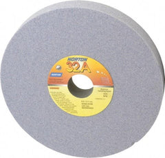 Norton - 8" Diam x 1-1/4" Hole x 1" Thick, K Hardness, 60 Grit Surface Grinding Wheel - Aluminum Oxide, Type 1, Medium Grade, 3,600 Max RPM, Vitrified Bond, No Recess - Americas Industrial Supply