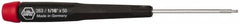 Wiha - 1/16" Precision Miniature Hex Driver - 1-31/32" Bade Length, Tapered Handle, 5-3/4" OAL - Americas Industrial Supply