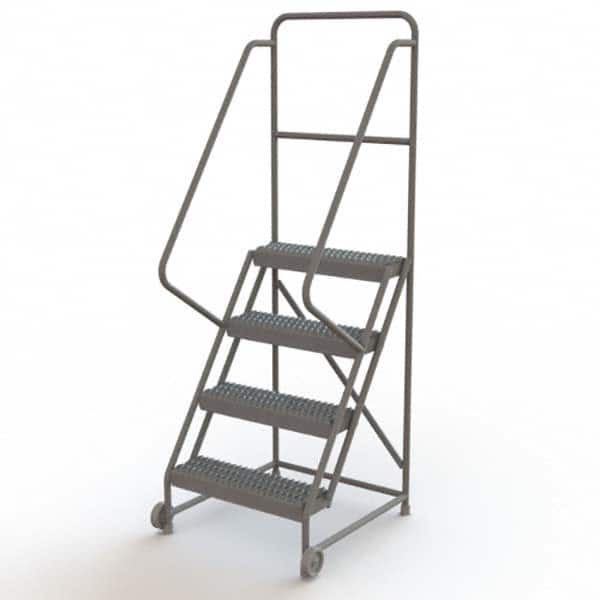 TRI-ARC - Rolling & Wall Mounted Ladders & Platforms Type: TiltNRoll Rolling Ladder Style: Tilt & Roll Safety Ladder - Americas Industrial Supply