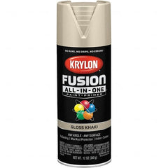 Krylon - Spray Paints Type: Acrylic Enamel Spray Paint Color: Khaki - Americas Industrial Supply