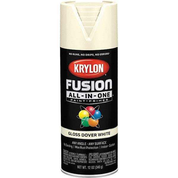 Krylon - Spray Paints Type: Acrylic Enamel Spray Paint Color: Dover White - Americas Industrial Supply