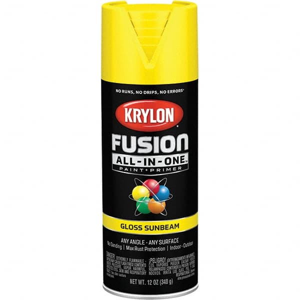 Krylon - Spray Paints Type: Acrylic Enamel Spray Paint Color: Sunbeam - Americas Industrial Supply