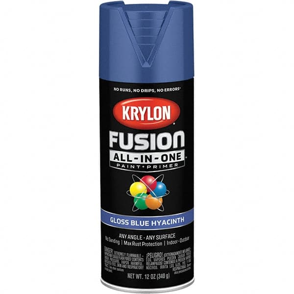 Krylon - Spray Paints Type: Acrylic Enamel Spray Paint Color: Blue Hyacinth - Americas Industrial Supply